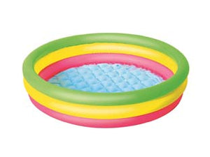 PISCINA GONFIABILE SUMMER 3 ANELLI COLOR GRANDE +2 ANNI  ø cm.152x30h.  lt.62  kg.1,880 (art.51103)    BESTWAY