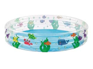 PISCINA GONFIABILE DEEP DIVE 3 ANELLI  +2 ANNI  ø cm.152x30h. kg.1,200  lt.282 (art.51004)    BESTWAY