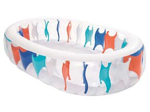 PISCINA GONFIABILE ELLIPTIC POOL OVALE  +6 ANNI  cm.229x152x51h.  peso kg.4,400 (art.54066)    BESTWAY