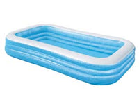 PISCINA GONFIABILE FAMILY RETTANGOLARE 3 ANELLI  +6 ANNI  cm.305x183x56h. Kg.7,800 (art.54009)    BESTWAY
