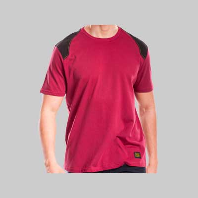 T-SHIRT RINFORZATA 'WORKTS' BORDEAUX RICA LEWIS Tg. XXL - RICA LEWIS