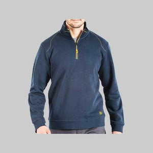 FELPA CON COLLO 'HALF ZIP' RICA LEWIS Tg. XXL - RICA LEWIS