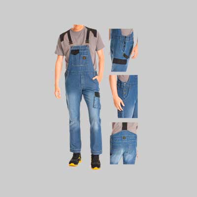 SALOPETTE MULTITASCHE 'JIMMY' RICA LEWIS Tg. 52 - RICA LEWIS