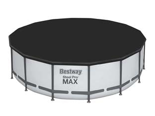TELO DI COPERTURA PER PISCINE TONDE STEEL PRO FRAME  per piscine ø cm.549 (art.58039)    BESTWAY