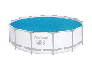 TELO TERMICO DI COPERTURA PER PISCINE TONDE STEEL FRAME  ø cm.290 per piscine ø cm.305 (art.58241)    BESTWAY