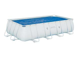 TELO TERMICO COPERTURA PISCINA RETTANGOLARE STEEL FRAME  per piscine cm.732x366 (art.58228)    BESTWAY