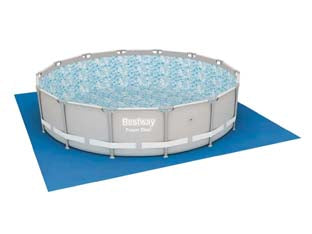 TAPPETO DI SOTTOFONDO QUADRO PER PISCINE STEEL FRAME  cm.488x488, Kg.1,55 (art.58003)    BESTWAY