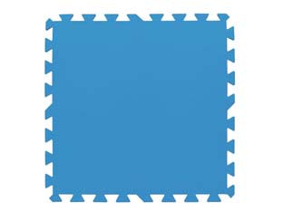 TAPPETO DI SOTTOFONDO COMPONIBILE PER PISCINE CM.50X50 BLU- - in set. 9 pz. (art.58220) - 1 confezione BESTWAY