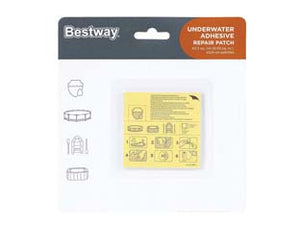 TOPPE AUTOADESIVE PER RIPARAZIONI SOTT'ACQUA  10 pezzi 423 cm  ² (art.62091)    BESTWAY
