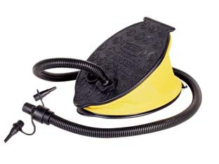 POMPA GONFIAGGIO/SGONFIAGGIO A PEDALE CON SOFFIETTO  cm.28x19  volume 1400cc  (art.62004)    BESTWAY