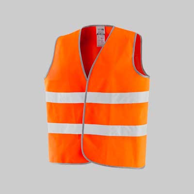 GILET ALTA VISIBILITÀ Tg. unica - Col. Giallo - IDEAL STAR