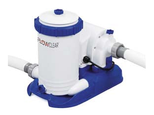 POMPA art.58391 CON FILTRO A CARTUCCIA PORTATA 9.463 LITRI  per piscine fino a 62000 lt.    BESTWAY