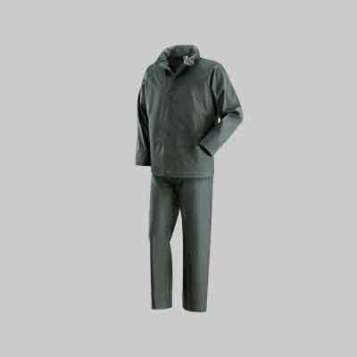 COMPLETO GIACCA E PANTALONE IMPERMEABILE 'IGUAZU' Tg. M - Col. Verde - NERI