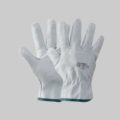 GUANTO FIORE BOVINO/CROSTA Tg. 10 - 12 paia