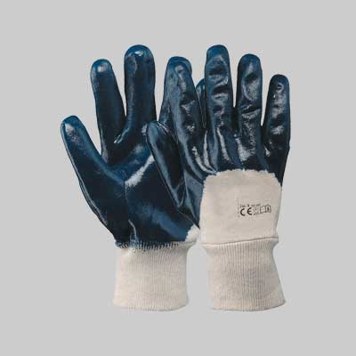 GUANTO COTONE/IMPREGNATO NBR CON POLSINO Tg. 10 - 12 paia