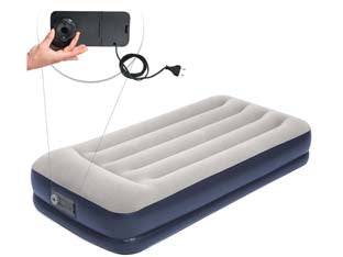 MATERASSO GONF. AIRBED TRITECH GRIGIO SINGOLO POMPA EL. INTEGRATA  cm.191x97x36  kg. 5,100 (art.671BT)    BESTWAY