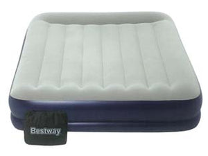 MATERASSO GONF. AIRBED TRITECH QUEEN GRIGIO MATRIM. POMPA EL. INTEGR.  cm.203x152x36  kg. 7,300 (art.671BU)    BESTWAY