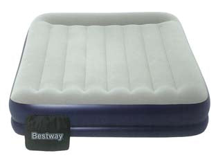 MATERASSO GONF. AIRBED TRITECH QUEEN GRIGIO MATRIM. POMPA EL. INTEGR.  cm.203x152x36  kg. 7,300 (art.671BU)    BESTWAY