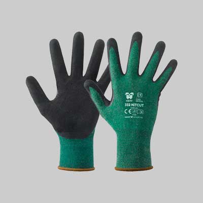 GUANTO PROFESSIONALE ANTITAGLIO 'NITCUT' NERI Tg. 9 - 12 paia- NERI