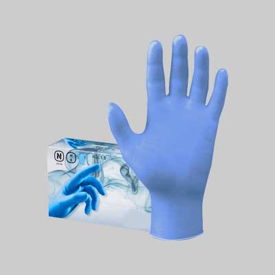 GUANTO MONOUSO IN NITRILE Tg. XL - confezione 100 pezzi