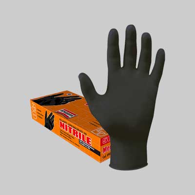 GUANTO IN NITRILE SPESSORATO 'AREXONS' Tg. L - confezione 50 pezzi