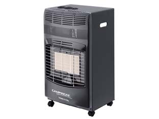STUFA INFRAROSSI A GAS GPL 4100W NERA IR 5000  misure cm.45x35x78h.   peso Kg.13,4    CAMPINGAZ