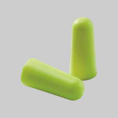 INSERTI AURICOLATI MONOUSO 'T1' NERI Confezione da 200 paia - NERI