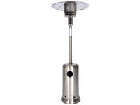 OMBRELLO TERMICO A INFRAROSSI 12 KW INOX  misure ø cm.82x230h.  peso kg.22    SYNTESY