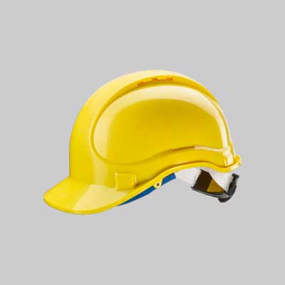 ELMETTO DI PROTEZIONE 'E1' NERI Col. Giallo - NERI