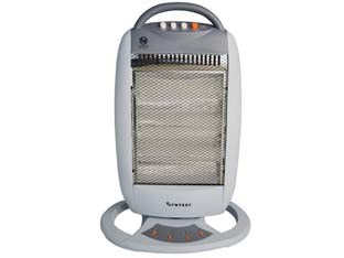 STUFA ALOGENA ROTANTE DESIGN 1200W  cm.36x17x60h.    SYNTESY