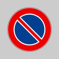 SEGNALE STRADALE FIG. 74 'DIVIETO DI SOSTA' Ø 60 cm