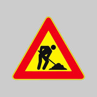 SEGNALE CANTIERE FIG. 383 'LAVORI IN CORSO' 90 cm