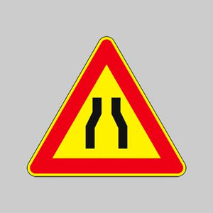 SEGNALE CANTIERE FIG. 384 'STRETTOIA SIMMETRICA' 90 cm