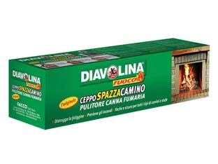 DIAVOLINA CEPPO SPAZZACAMINO- - kg.1,10 - 6 pezzi DIAVOLINA