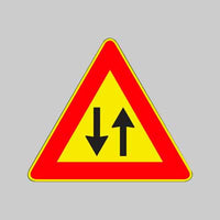 SEGNALE CANTIERE FIG. 387 'DOPPIO SENSO DI CIRCOLAZIONE' 90 cm