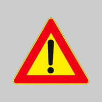 SEGNALE CANTIERE FIG. 35G 'PERICOLO GENERICO' 90 cm