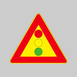 SEGNALE CANTIERE FIG. 404 'SEMAFORO' 90 cm