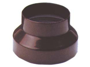 RIDUZIONE PER TUBI STUFA MARRONE LUCIDO  ø cm.10/8
