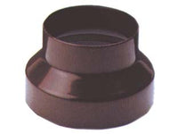 RIDUZIONE PER TUBI STUFA MARRONE LUCIDO  ø cm.13/12