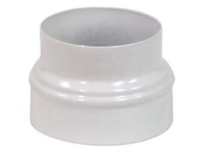 MAGGIORAZIONE PER TUBI STUFA BIANCO LUCIDO  ø cm.8/10