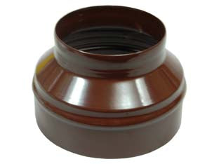 MAGGIORAZIONE PER TUBI STUFA MARRONE LUCIDO  ø cm.8/10