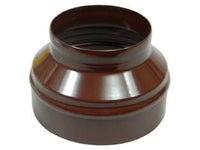 MAGGIORAZIONE PER TUBI STUFA MARRONE LUCIDO  ø cm.10/12