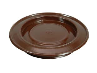 ROSONI PER TUBI STUFA MARRONE LUCIDO- - ø cm.12 - 5 pezzi