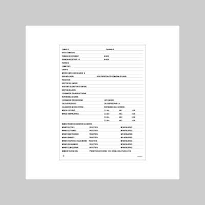 CARTELLO 'CONCESSIONE EDILE' 60x80 cm - 10 pezzi