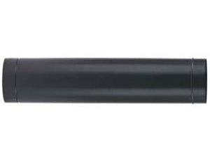TUBO PORCELLANATO PER STUFE A LEGNA NERO OPACO ALA SMALTO CLASSIC  ø mm.130x500h.    ALA