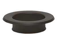 ROSONE PER TUBI STUFA A LEGNA NERO OPACO ALA SMALTO TOP  ø mm.120    ALA