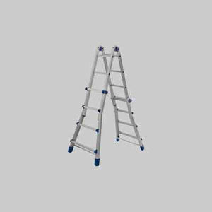 SCALA MULTIUSO 'BRIKO BLU' 4+5 gradini - FACAL