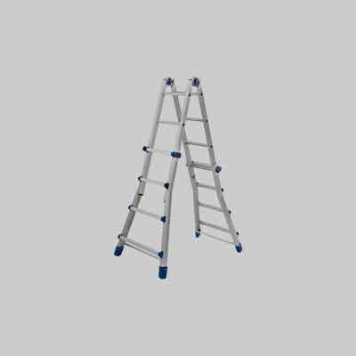 SCALA MULTIUSO 'BRIKO BLU' 4+5 gradini - FACAL