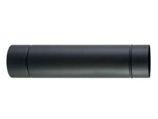 TUBO PORCELLANATO PER STUFE A LEGNA NERO OPACO  ø cm.15x25    SAVE