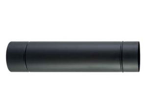 TUBO PORCELLANATO PER STUFE A LEGNA NERO OPACO  ø cm.15x100    SAVE